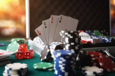 Live blackjack table with dealer and multi-camera view